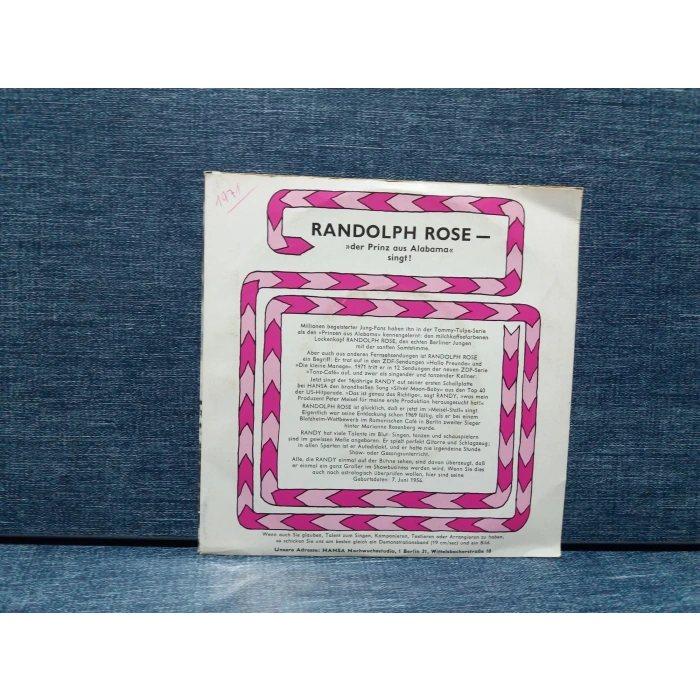 RANDOLPH ROSE BUONA NOTTE