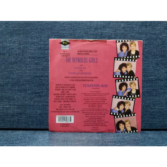 REYNOLDS GIRLS ID RATHER JACK