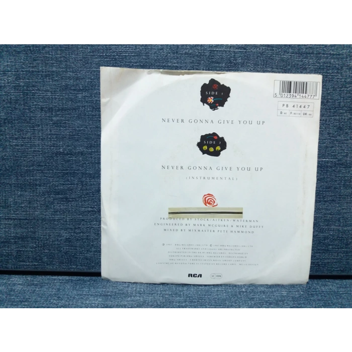 RICK ASTLEY NEVER GONNA GIVE YOU UP