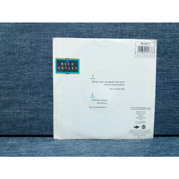 RICK ASTLEY TAKE ME TO YOUR HEART