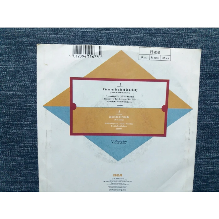 RICK ASTLEY WHENEVER YOU NEED SOMEBODY