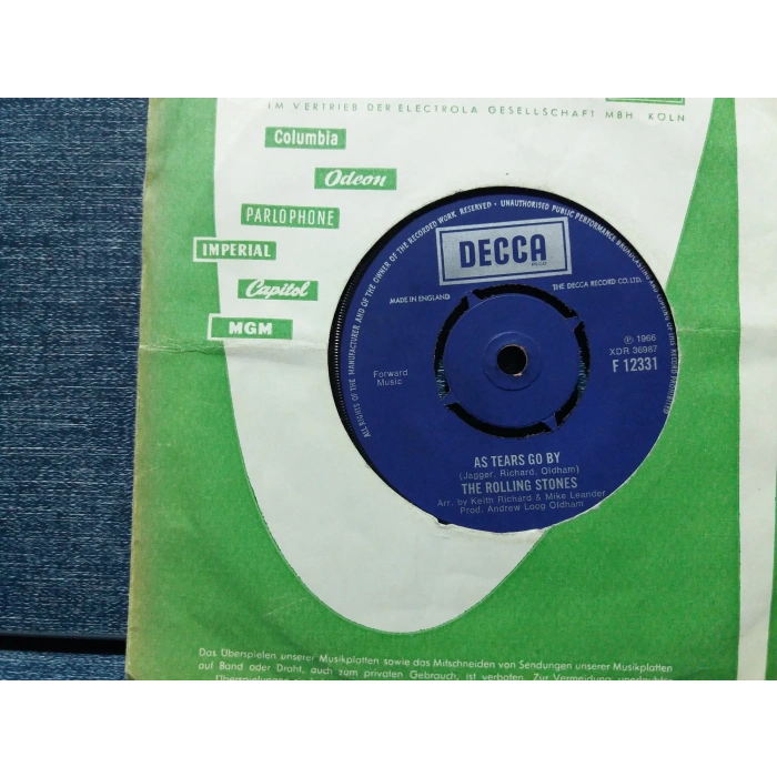 ROLLING STONES AS TEARS GO BY - 19 TH NERVOUS