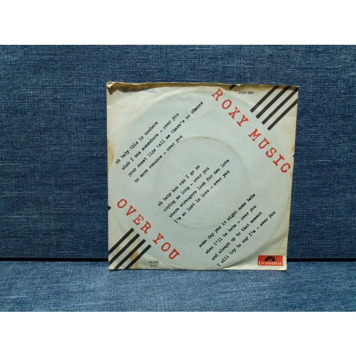 ROXY MUSIC OVER YOU  - MANIFESTO