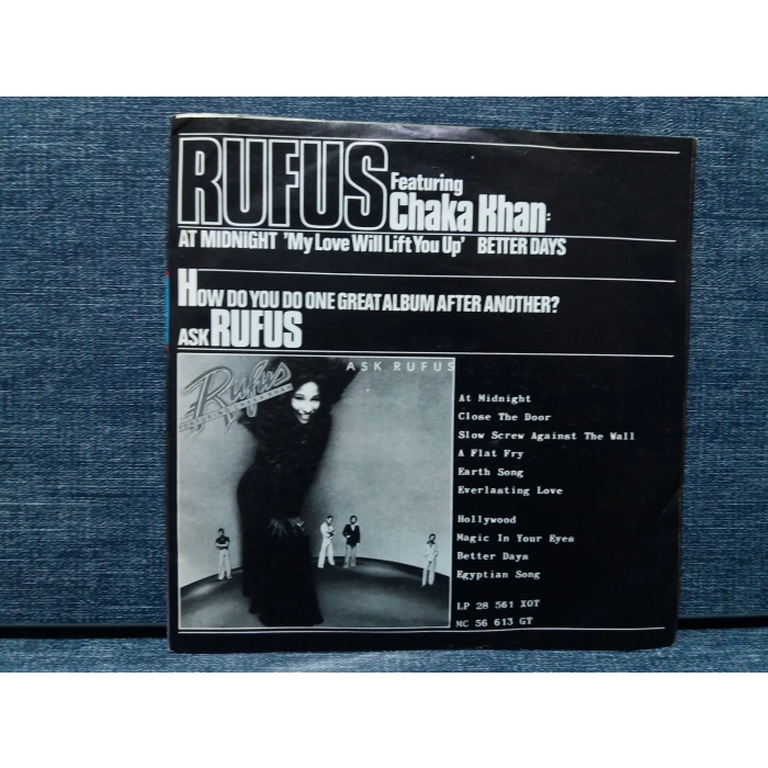 RUFUS AT MIDNIGHT MY LOVE WILL