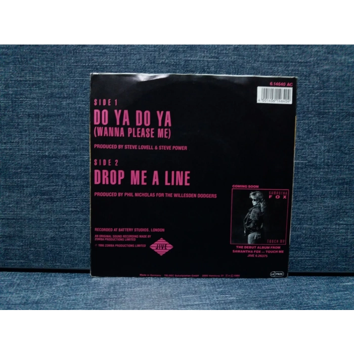 SAMANTHA FOX DO YA DO YA - DROP ME A LINE