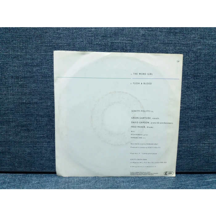 SCRITTI POLITTI WORLD GIRL FLESH BLOOD