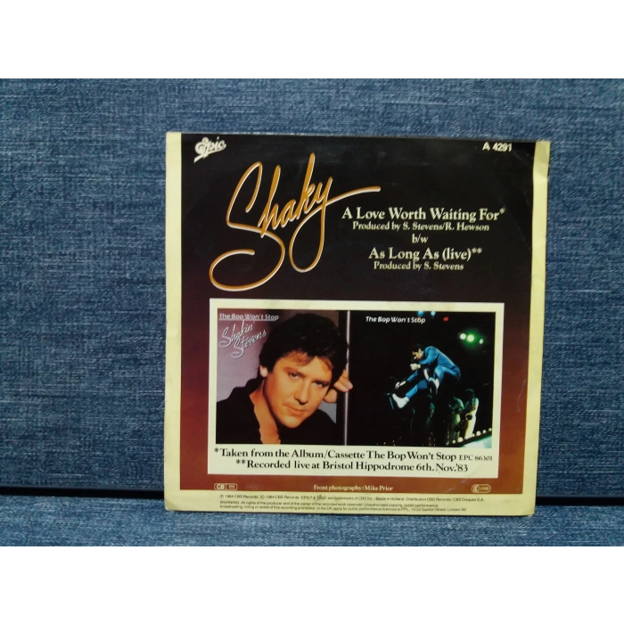 SHAKIN STEVEN A LOVE WAITING - AS LONG AS