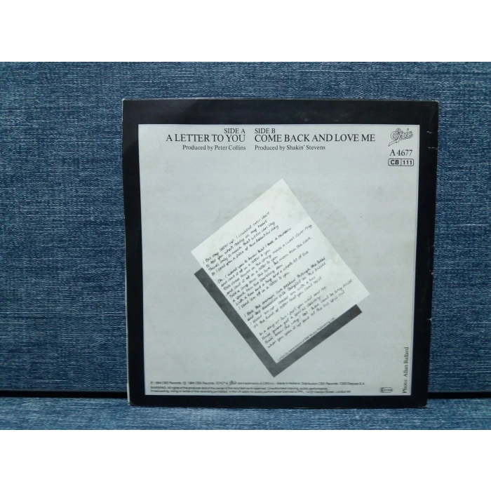 SHAKIN STEVENS LETTER TO YOU