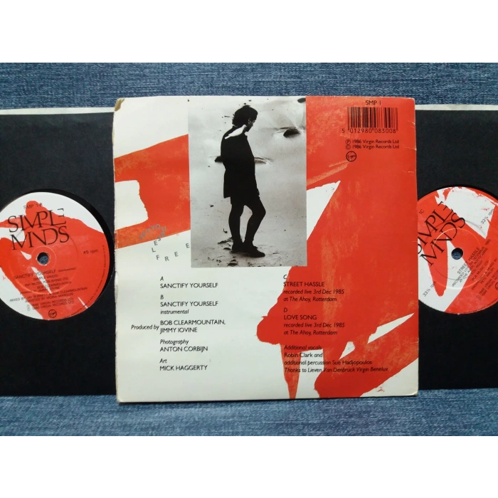 SIMPLE MINDS SANCTIFY YOURSELF  ( ÇİFT PLAK)