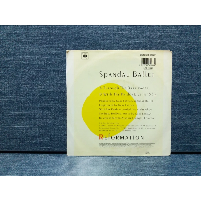 SPANDAU BALLET THROUGH BARRICADES