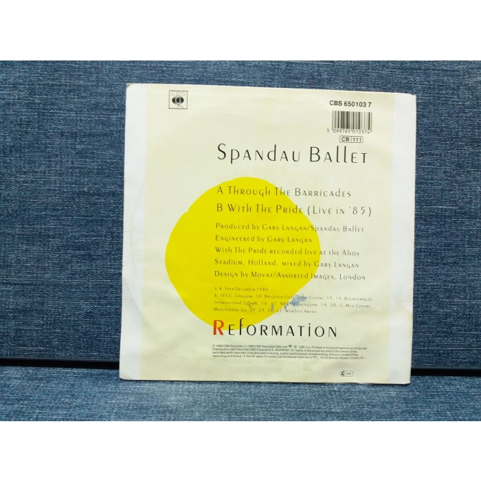 SPANDAU BALLET THROUGH BARRICADES