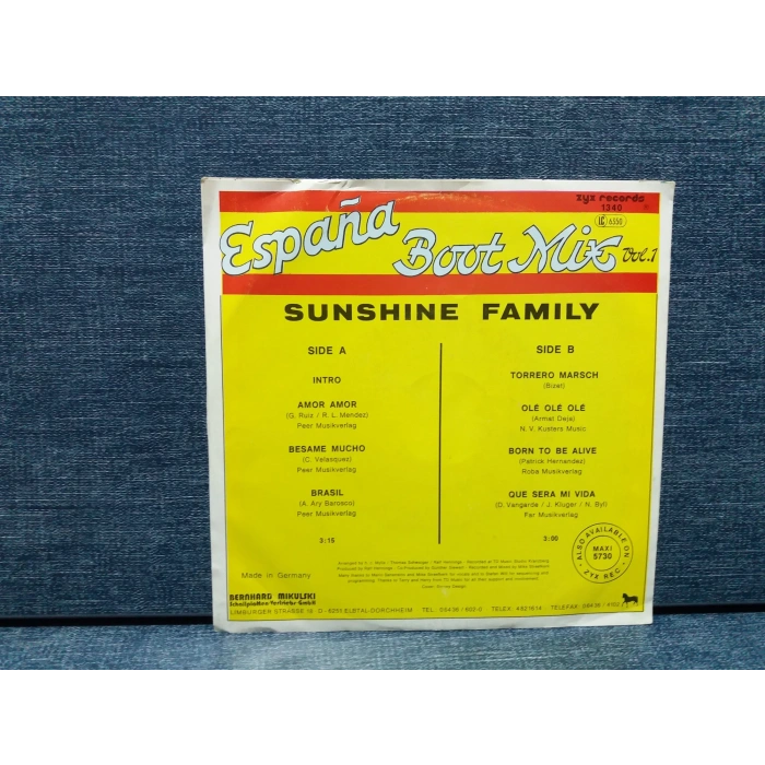 SUNSHINE FAMILY ESPANA BOOT