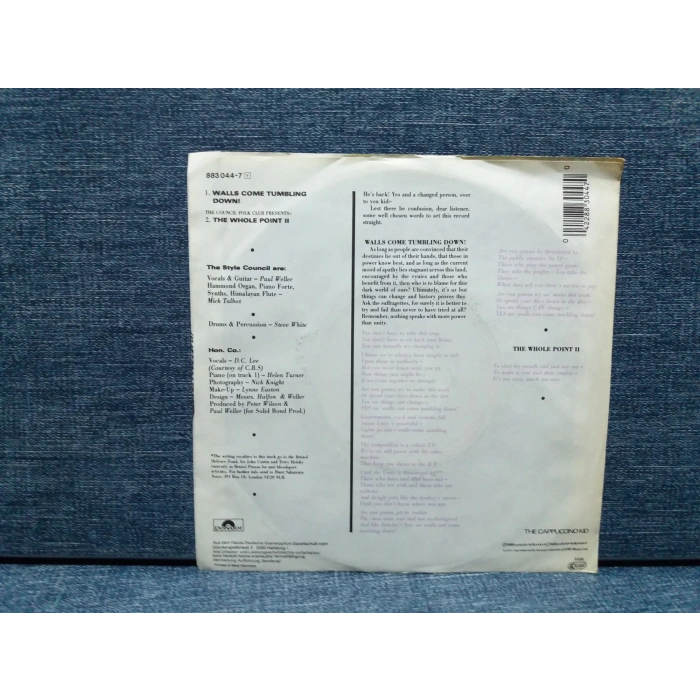 SYTYLE COUNCIL WALLS COME TUMBLING