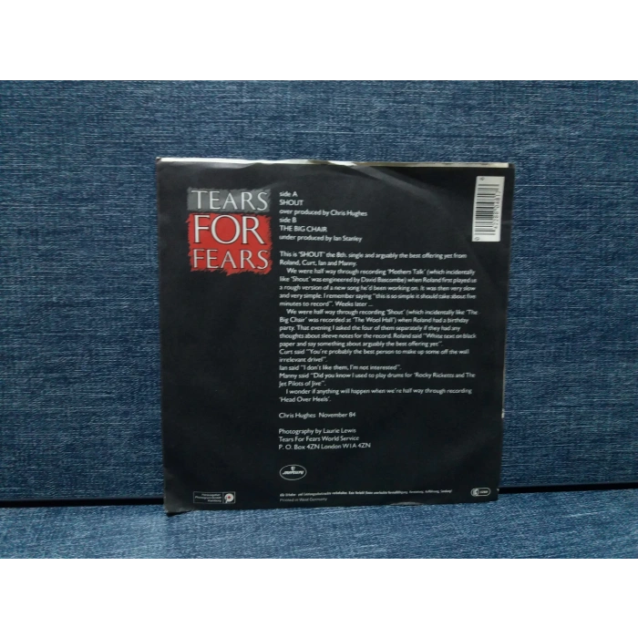 TEARS FOR FEARS SHOUT - BIG CHAIR