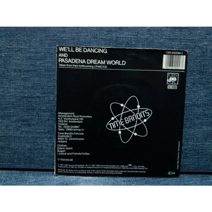 TIME BANDITS WELL BE DANCING