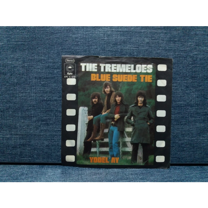 TREMELOES BLUE SUEDE TIE
