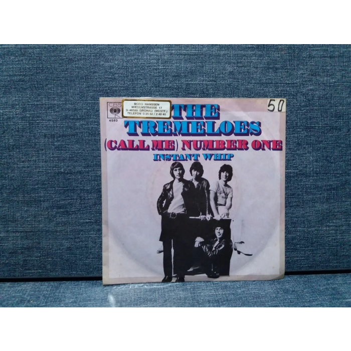 TREMELOES CALL ME NUMBER ONE INSTANT WHIP