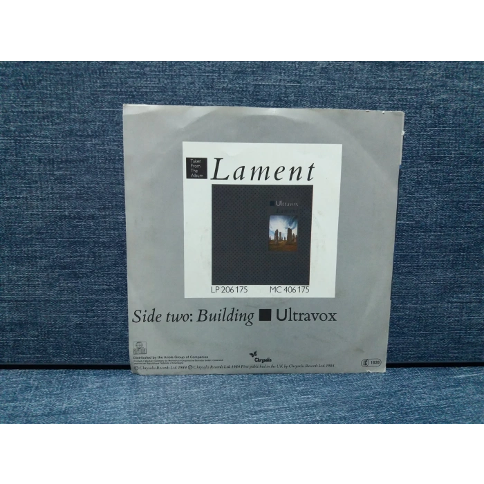 ULTRAVOX DANCING WITH TEARS IN MY EYES - BUILDING