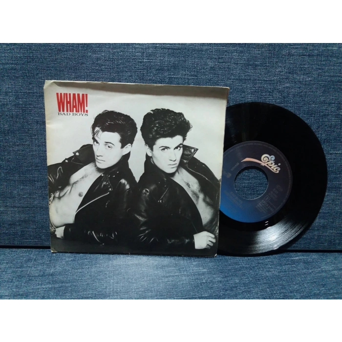 WHAM GEORGE MICHAEL BAD BOYS POSTERLİ PLAK