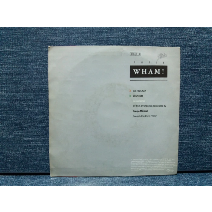 WHAM GEORGE MICHAEL I M YOURMAN