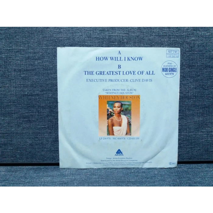 WHITNEY HOUSTON HOW WILL I KNOW