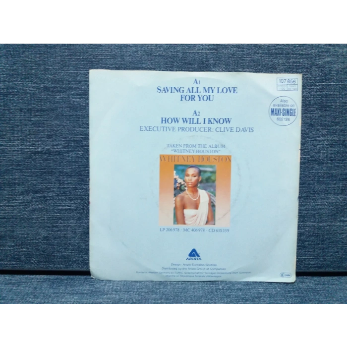 WHITNEY HOUSTON SAVING ALL MY LOVE FOR YOU