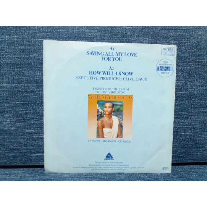 WHITNEY HOUSTON SAVING ALL MY LOVE FOR YOU