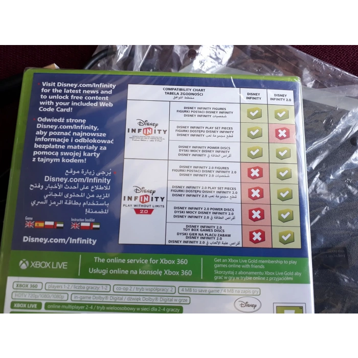 XBOX 360 DISNEY INFINITY + KONSOL