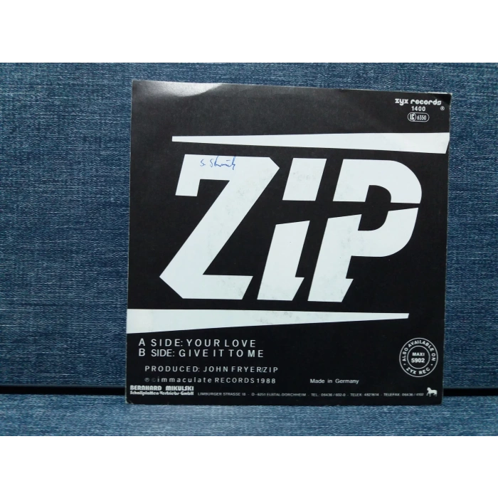 ZIP YOUR LOVE GIVE IT TO ME