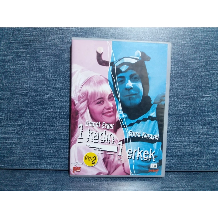 1 KADIN 1 ERKEK 2.SEZON BÖLÜM 9-16 DVD FİLM ( 2 DISK )