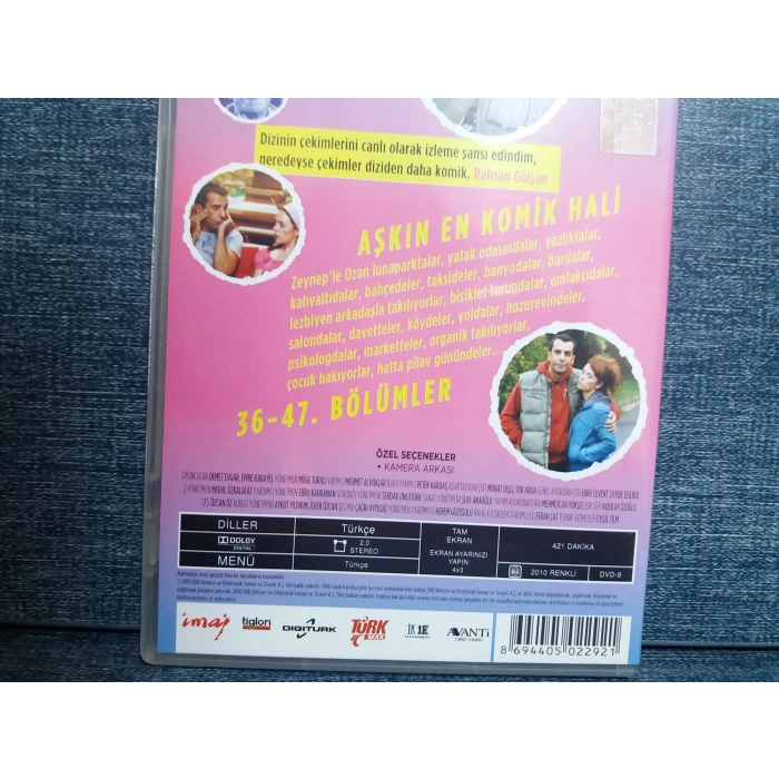 1 KADIN 1 ERKEK 2.SEZON BÖLÜM 36-47 DVD FİLM ( 2 DISK )