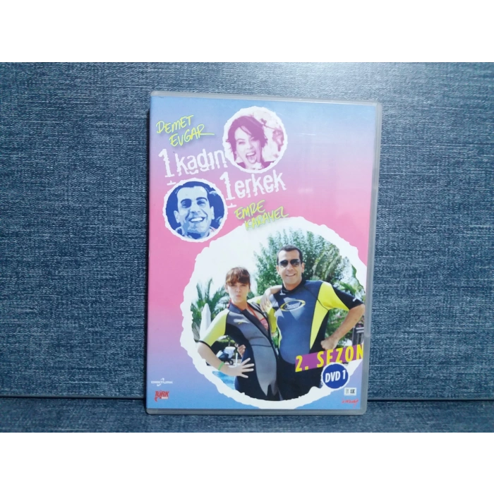 1 KADIN 1 ERKEK 2.SEZON BÖLÜM 36-47 DVD FİLM ( 2 DISK )