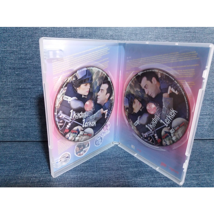 1 KADIN 1 ERKEK 2.SEZON BÖLÜM 60-71 DVD FİLM ( 2 DISK )