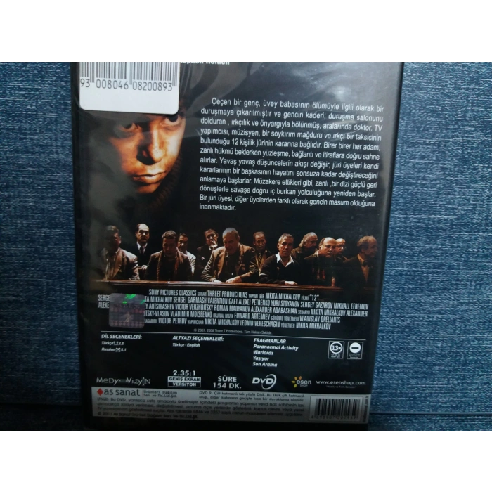 12 DVD FİLM (SIFIR)