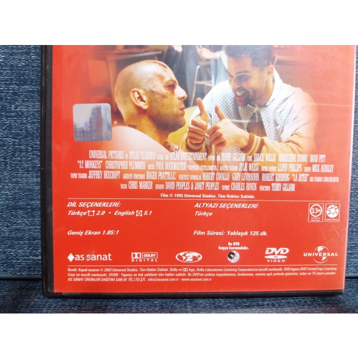 12 MAYMUN DVD FİLM