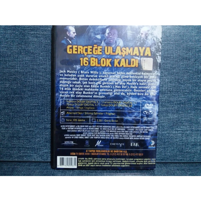 16 BLOCKS BRUCE WILLIS DVD FİLM