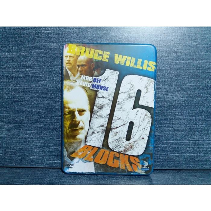16 BLOCKS BRUCE WILLIS DVD (METAL KUTU)