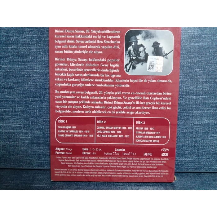 1.DÜNYA SAVAŞI DVD FİLM 3 DISK