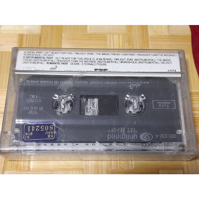 2 UNLIMITED GET READY MÜZİK KASET  MÜZİK KASET