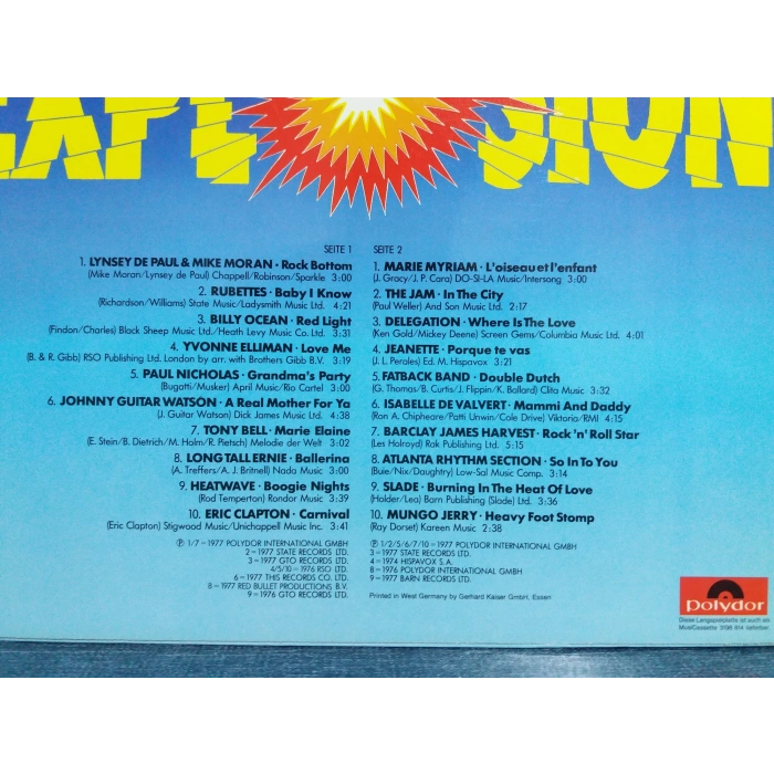 20 HIT EXPLOSION SUPERHITS LP