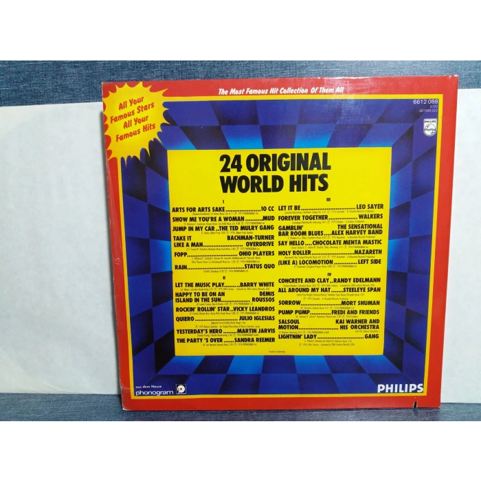 24 ORIGINAL WORLD HITS 2 LP