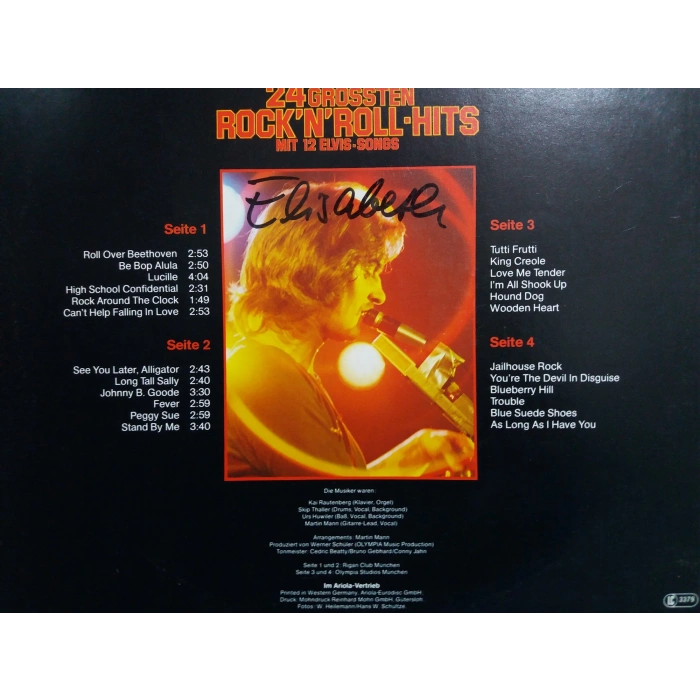 24 ROCK N ROLL HITS 2 LP