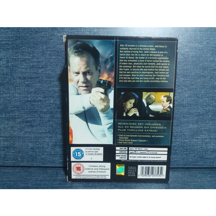 24 TWENTY FOUR 6.SEASON BOX SET DVD (İNGİLİZCE-7 DISK)