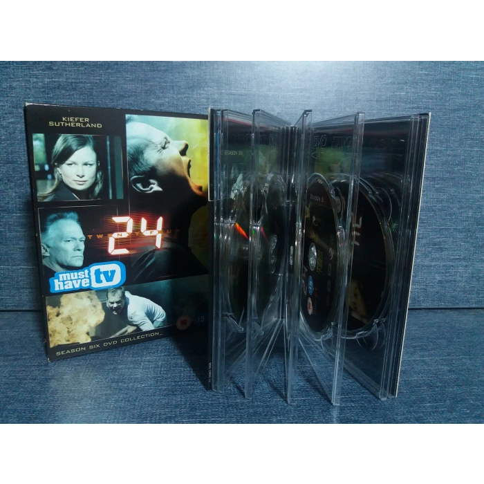 24 TWENTY FOUR 6.SEASON BOX SET DVD (İNGİLİZCE-7 DISK)