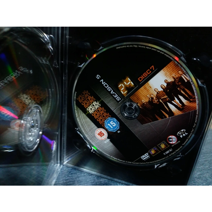 24 TWENTY SEASON FIVE BOX DVD (İNGİLİZCE- 7 DISK)