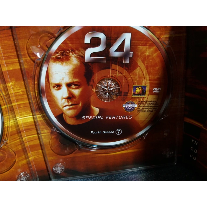 24 TWENTY SEASON FOUR BOX DVD (İNGİLİZCE- 7 DISK)