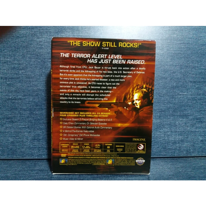 24 TWENTY SEASON FOUR BOX DVD (İNGİLİZCE- 7 DISK)