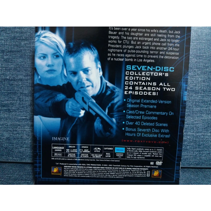 24 TWENTY SEASON TWO BOX DVD (İNGİLİZCE- 7 DISK)