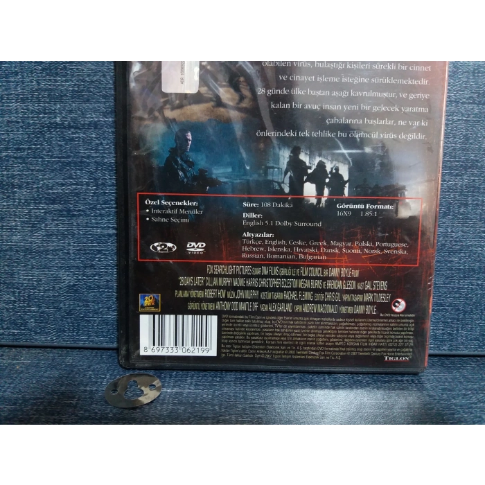 28 GÜN SONRA DVD FİLM (SIFIR)