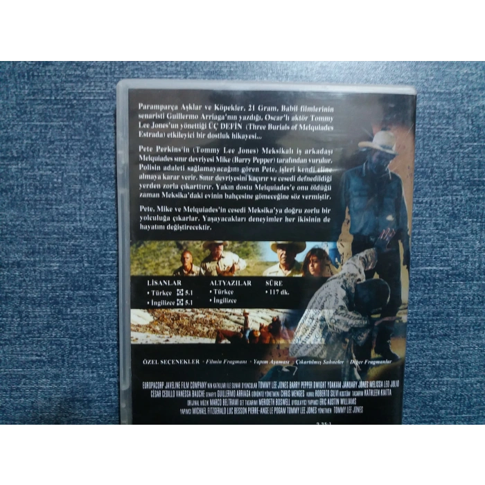 3 DEFİN THREE BURIALS DVD FİLM